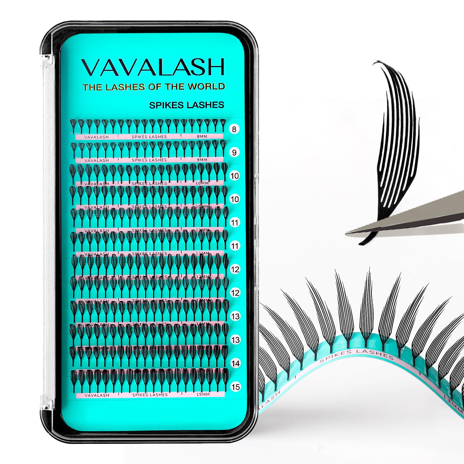 VAVALASH Premade Anime Chunk Lashes Spire create bold, eye-opening anime style.