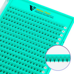 VAVALASH Premade Fans with silk PBT material for a soft, lightweight look
