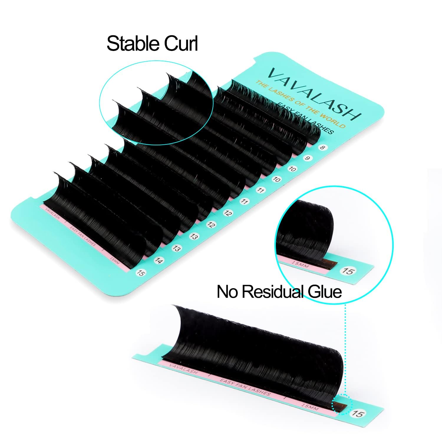 VAVALASH handmade PBT silk lashes offer comfortable, lightweight wear.