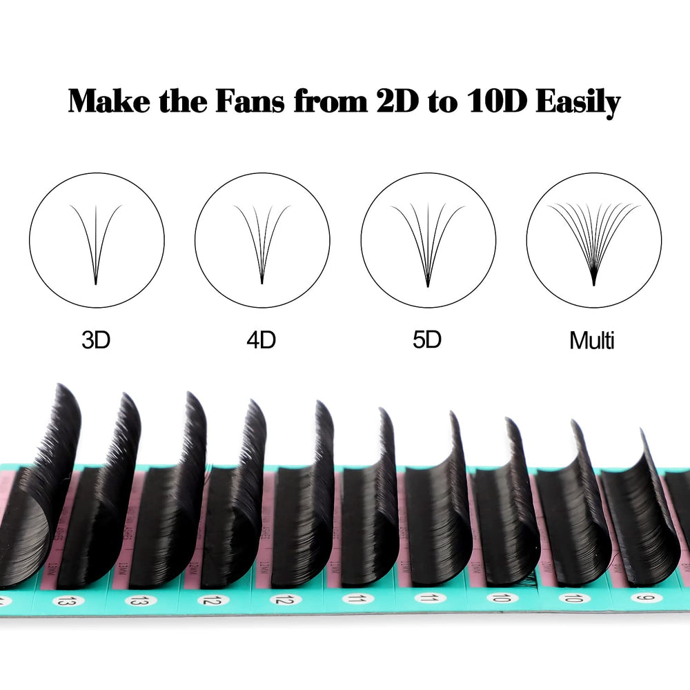 VAVALASH self-fanning lashes bloom automatically for easy application.