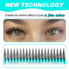 VAVALASH Spire Fan Lashes Soft Fiber for light, comfortable wear.
