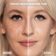 VBEYD Foundation 4-in-1 skin-tone matching in action for even blend
