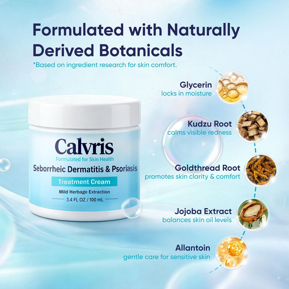 Vbolre Calvris Jojoba Extract nourishes scalp and beard with lightweight moisture