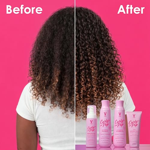 Aplicación manual del Champú Curly Pop para rizos definidos