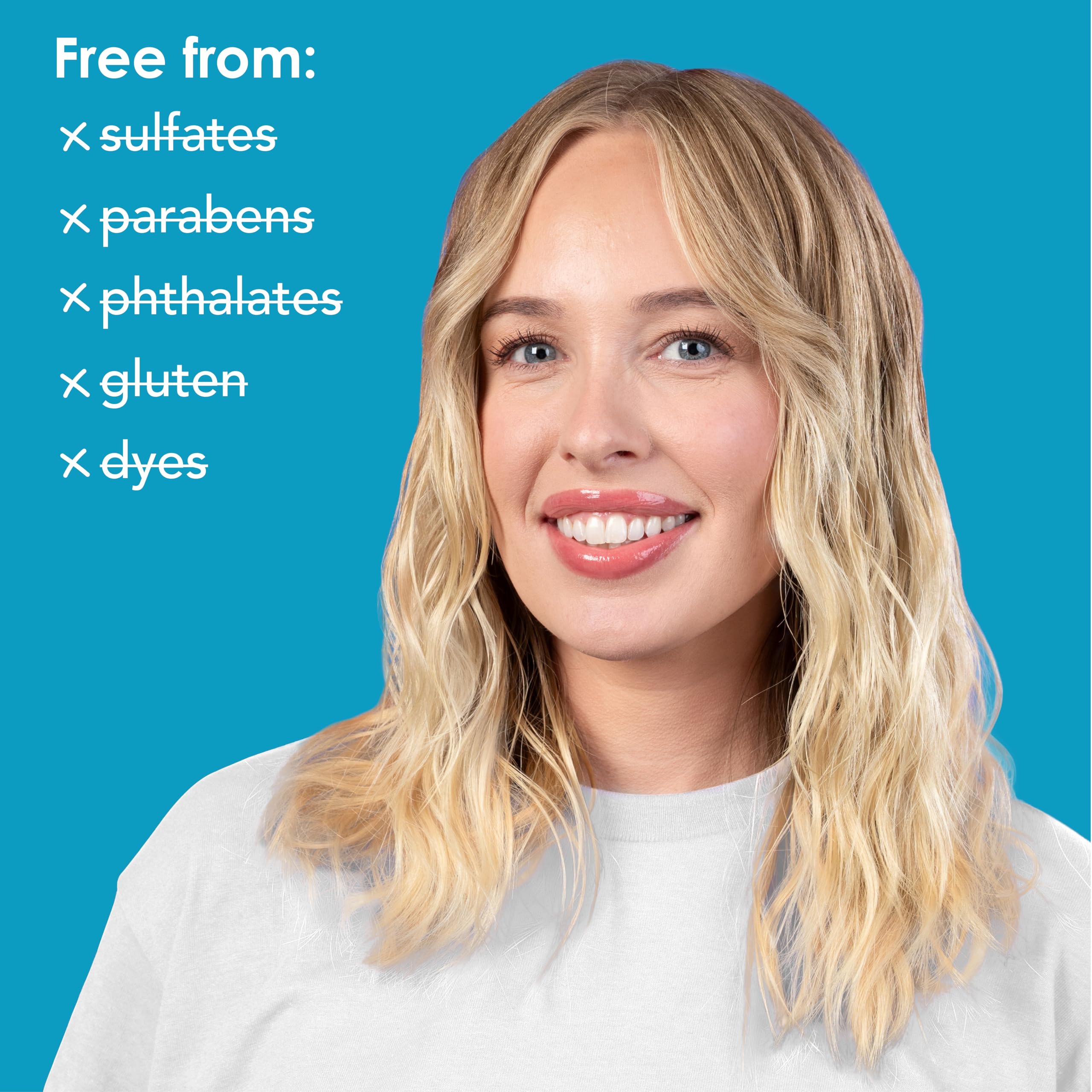 V&Co vegan cruelty free badge on conditioner packaging