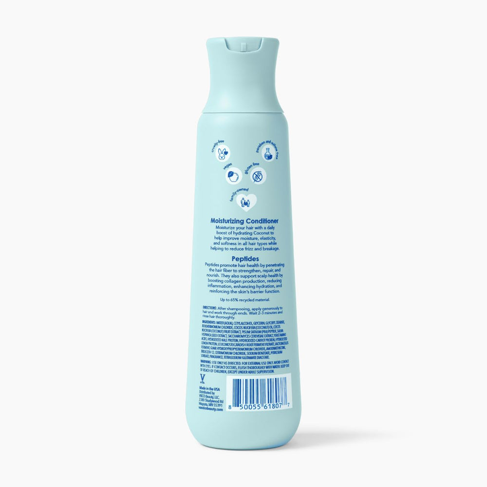 V&Co Moisturizing Conditioner paired with shampoo for complete hydration