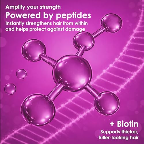 Close view of peptides and ingredients behind V&Co shampoo