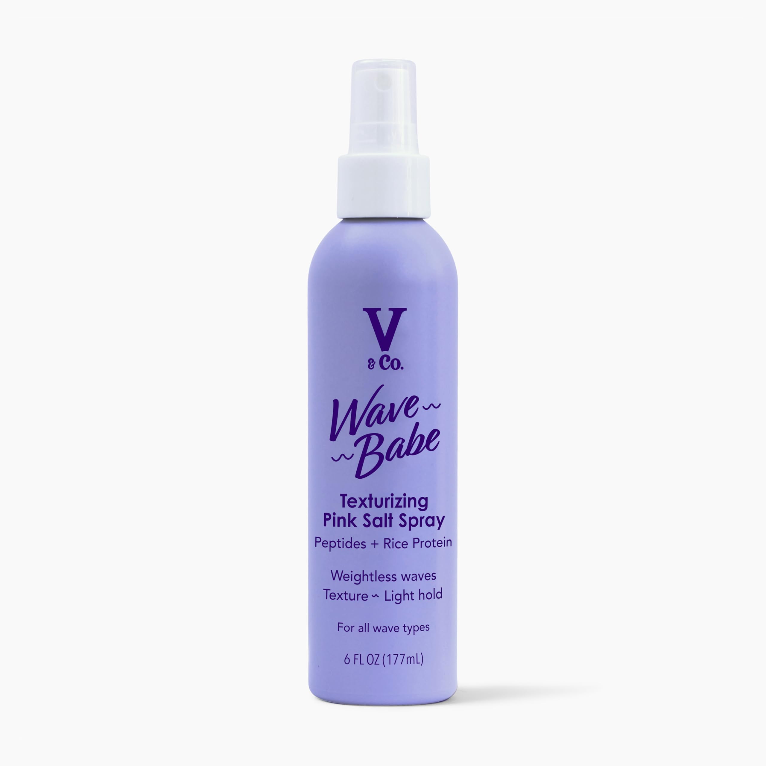 V&Co Wave Babe bottle ready to spray for effortless beachy waves