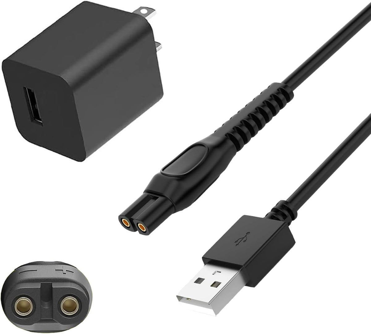 VCUMCLNR 5V charger for QP2724/QP2834, travel ready.