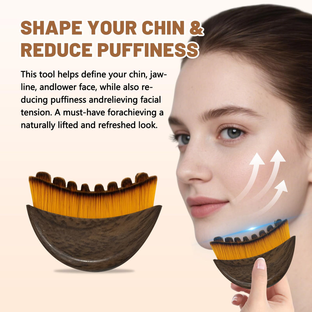 VDDO Lymphatic Contour Face Brush features ultra-soft bristles for sensitive skin.