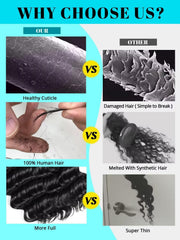VDZ Brazilian virgin curly hair 14-30 inch for long-lasting boho styles.