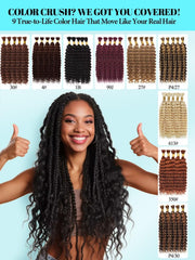 VDZ five bundles 160g per pack for fuller braid looks.