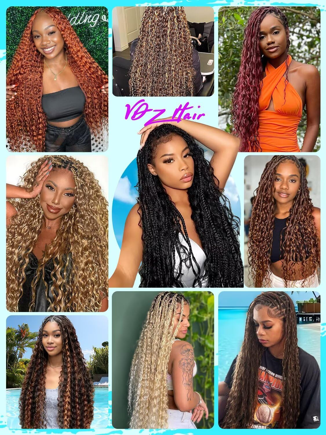 VDZ natural color options for easy blending and customization.