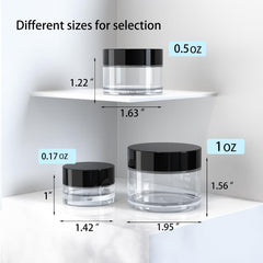 VEAIDE travel containers 0.5oz compact size great for samples