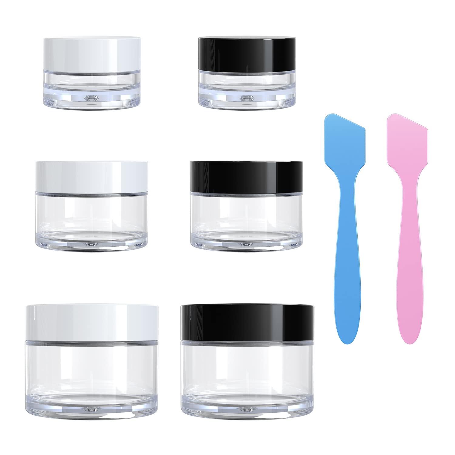 VEAIDE travel containers set with three sizes for organized on-the-go storage