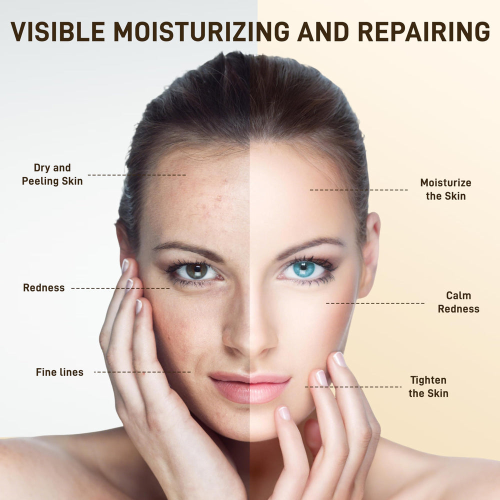 Melting texture of Veakoo balm shown on fingertips for deep moisture.