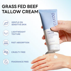Veakoo Beef Tallow nourishes dry skin with vitamin-rich formula