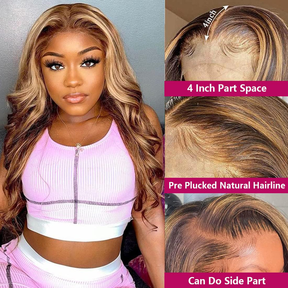 Veally HD lace front wig displaying realistic scalp and part
