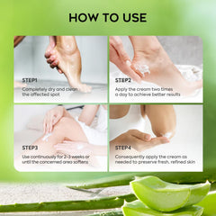 Crema Urea Vebuni para rodillas, hidrata la piel áspera.