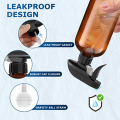 Veco leak-proof nozzle and spring for reliable spraying.