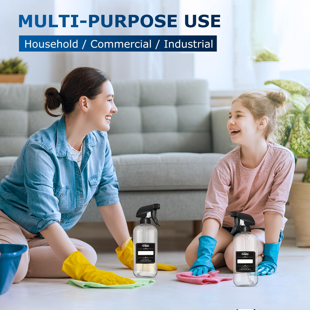 Veco multi-use setup for cleaning, plants, and hair care
