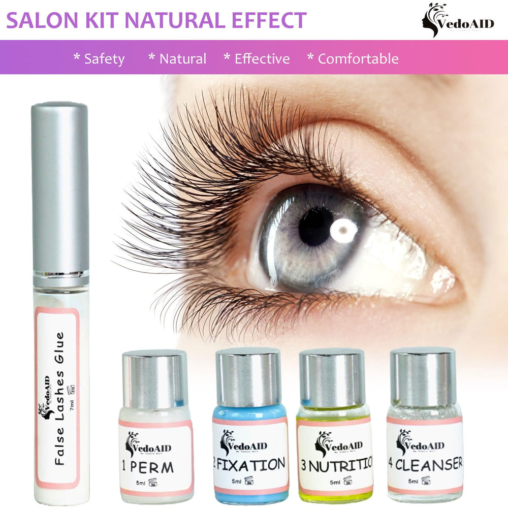 VedoAID eyelash lift kit applicator-tools helping accurate placement.