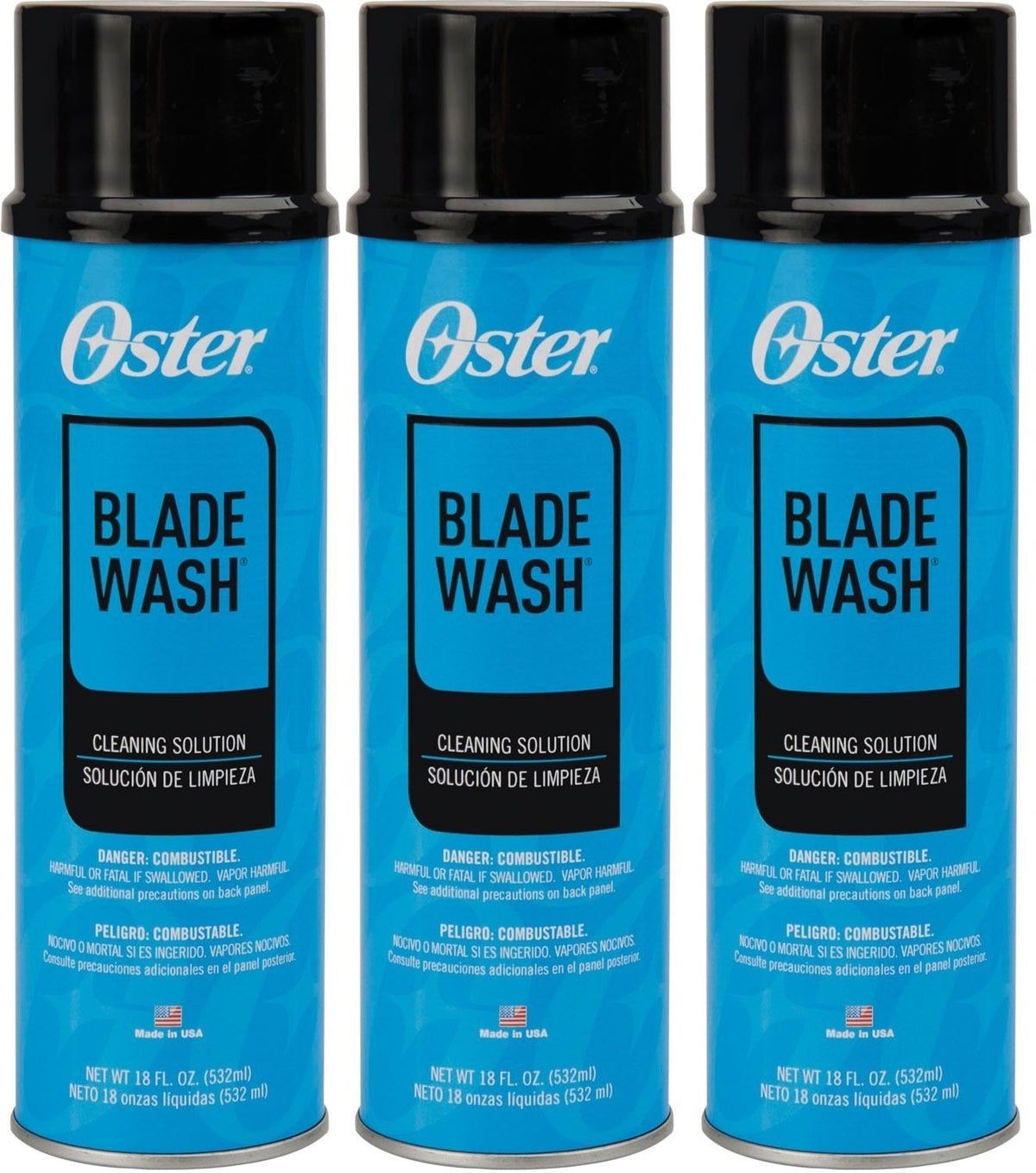 Veeiid Oster Blade Wash bottle being poured for clean blades