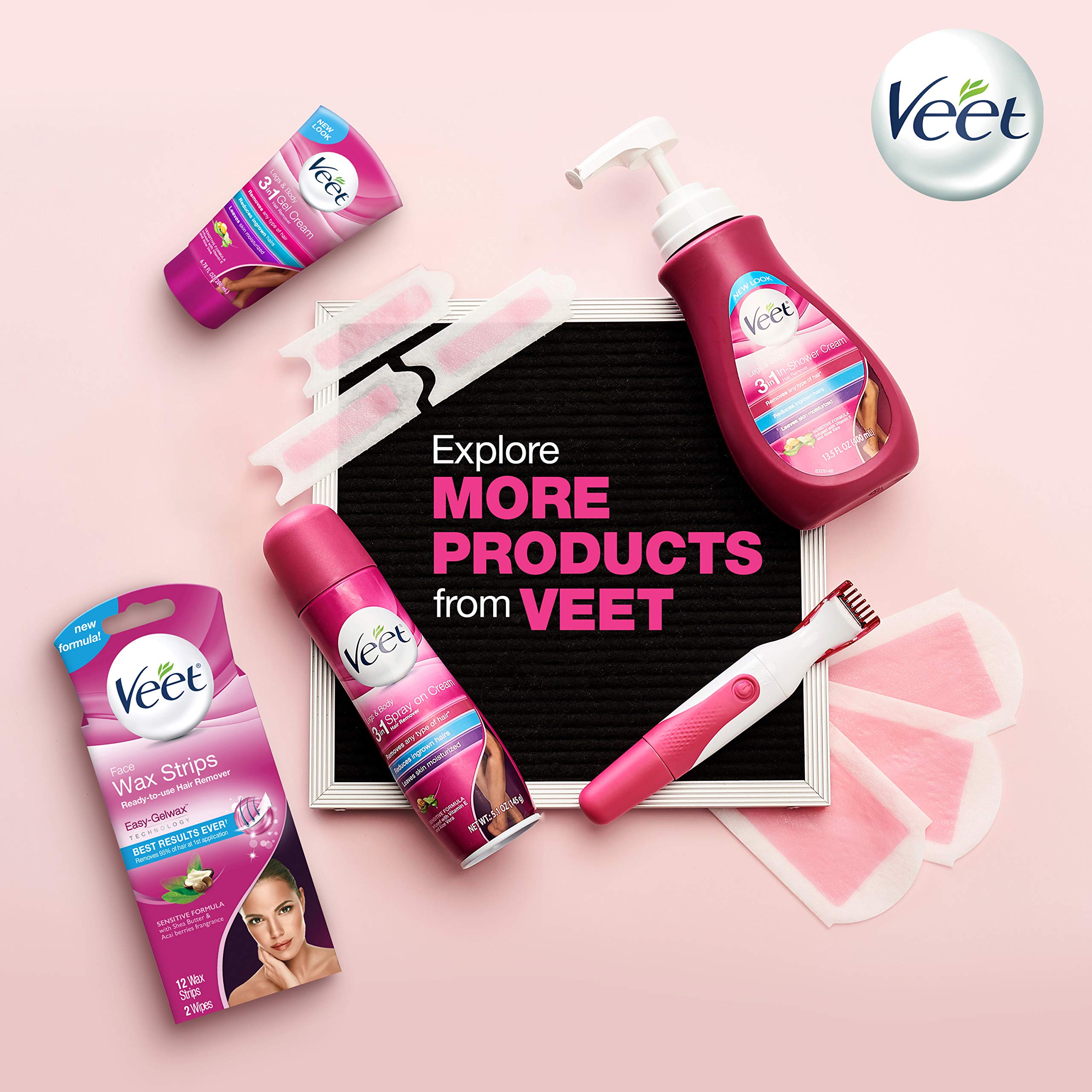 Veet Botanic Inspirations Gel Cream dermatologically tested for sensitive skin