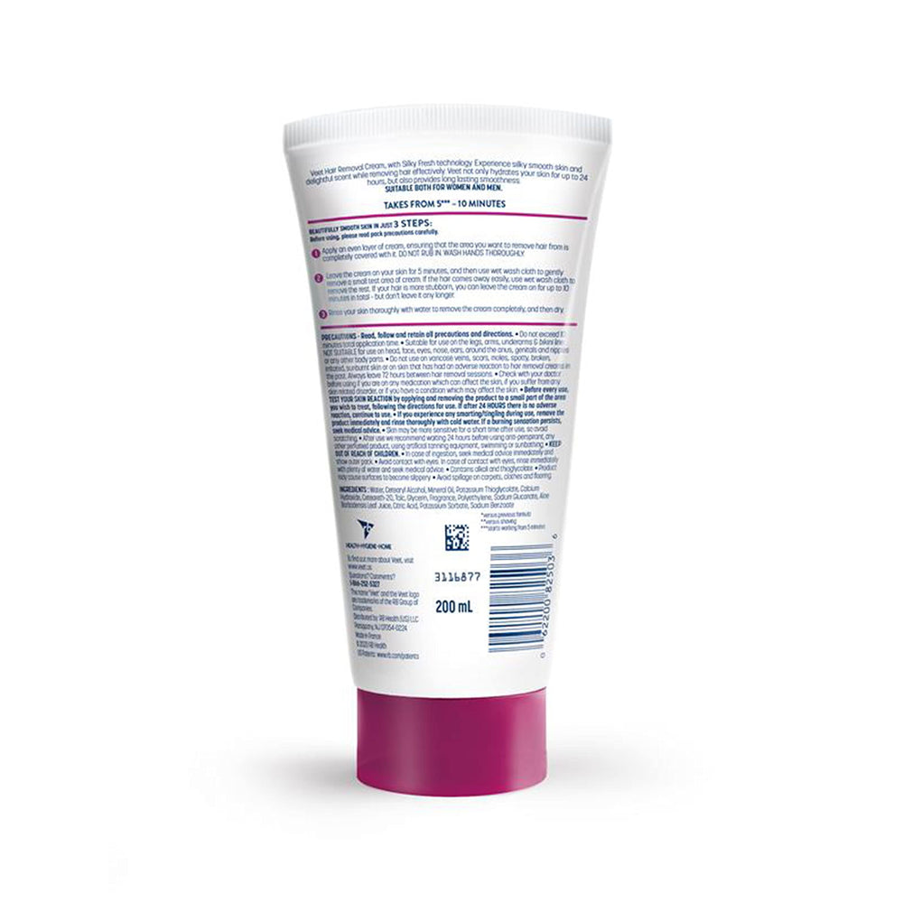 Veet Botanic Inspirations Gel Cream long-lasting results vs shaving