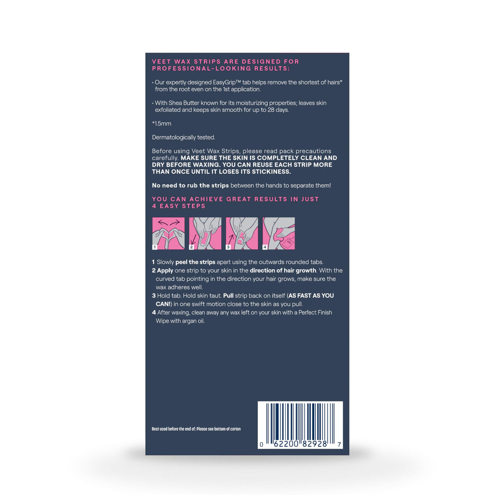 Veet brand trusted worldwide for reliable hair removal.