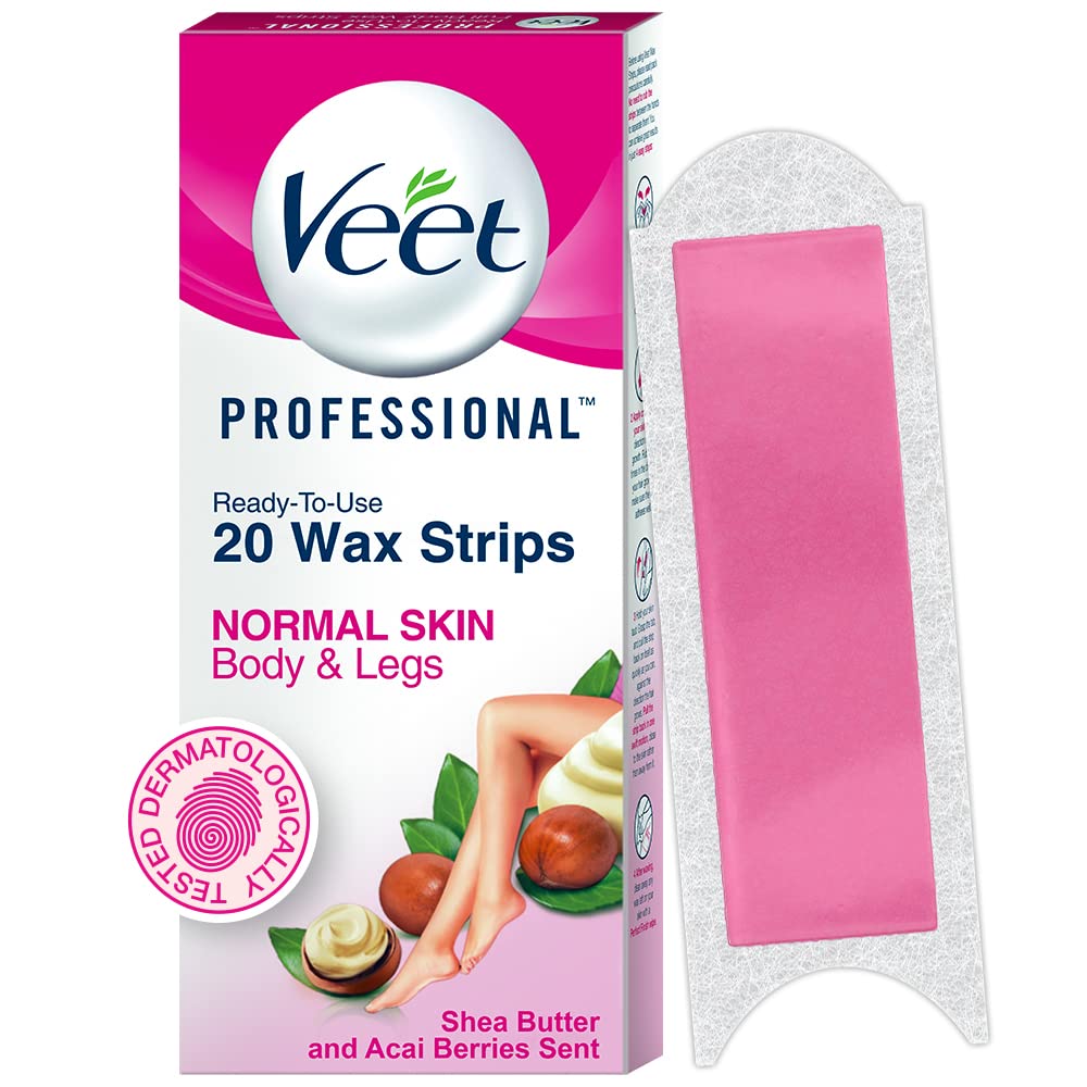 Veet full-body waxing kit pack-front view for at-home smoothness