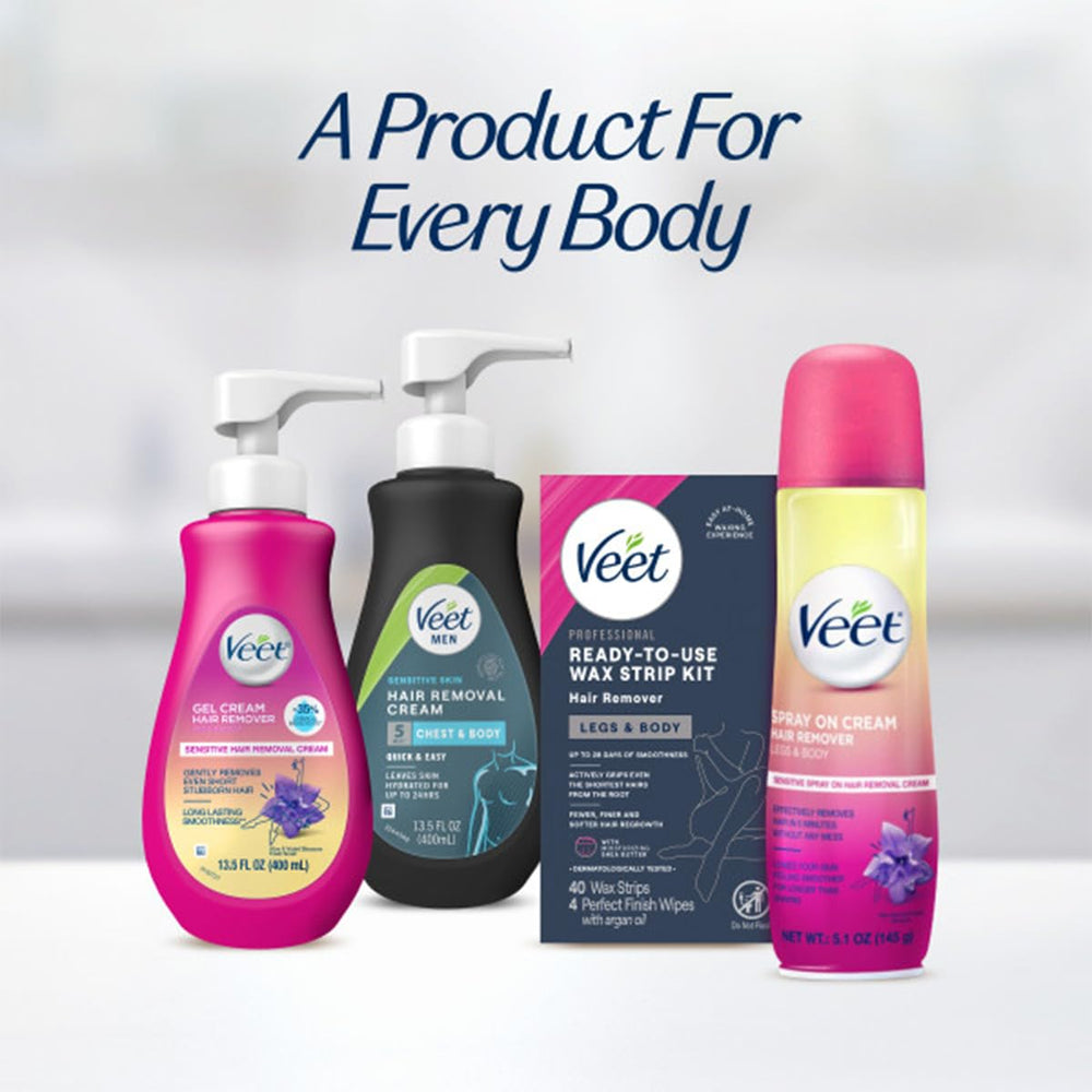 Veet long-lasting smooth skin result after waxing