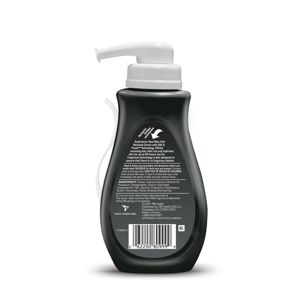Veet Men long-lasting smoothness for days.