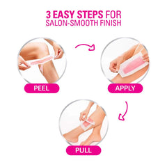 Veet ready-to-use strips for legs deliver smooth, salon-like results.