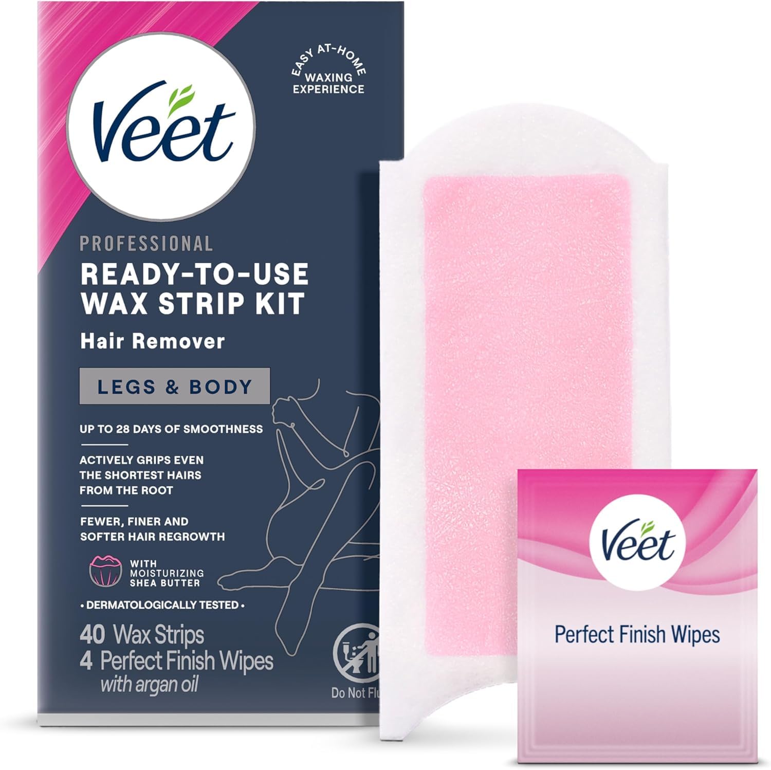 Two‑pack Veet packaging keeps waxing supplies ready
