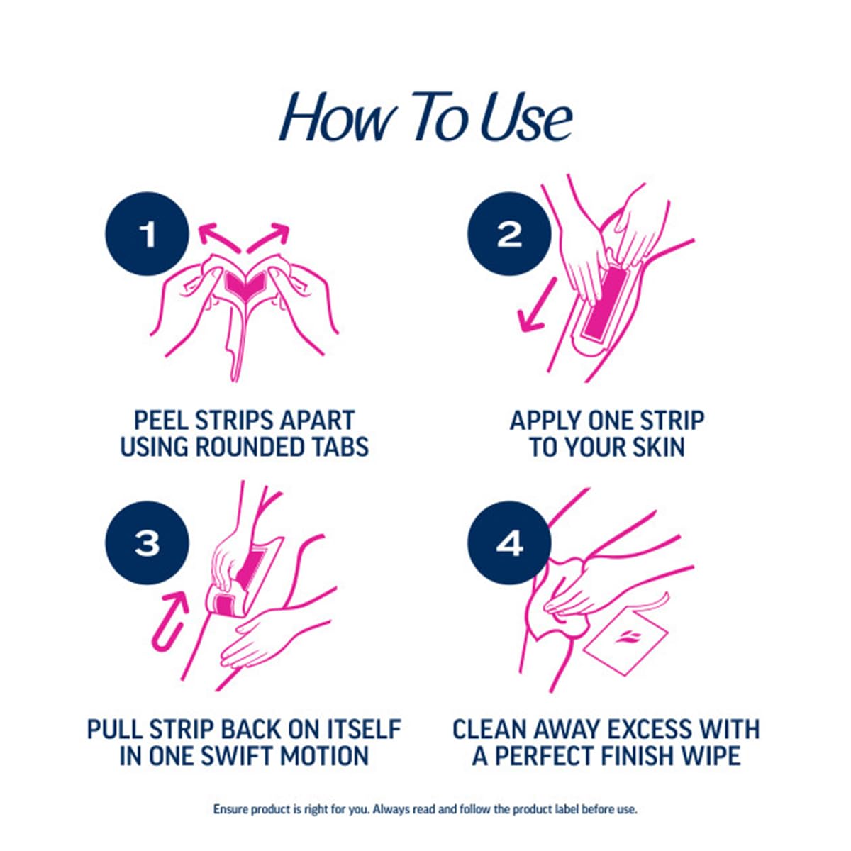 Veet wax-strip kit in home setting for convenient grooming