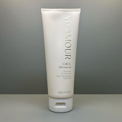 VEGAMOUR GRO+ Advanced Balancing Conditioner tub highlights color-safe formula.