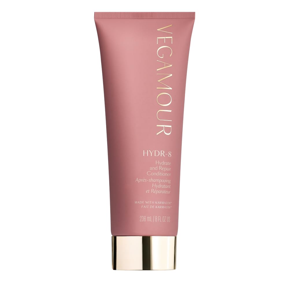VEGAMOUR HYDR-8 bottle front view showing hydrating conditioner for dry hair
