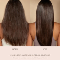 VEGAMOUR HYDR-8 marula oil ingredient label focusing on nourishing oils