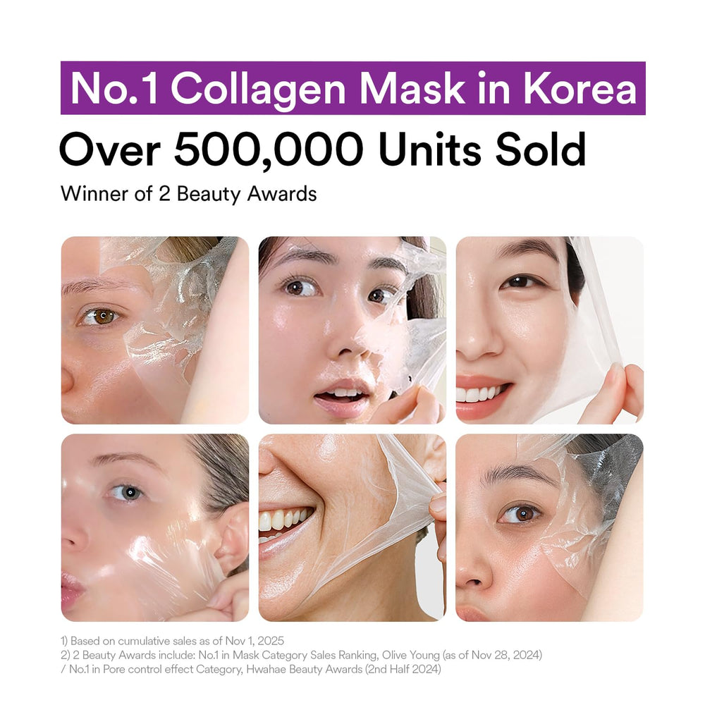 VEGANIFECT Mascarilla de colágeno wrap ofrece absorción rápida para piel suave.