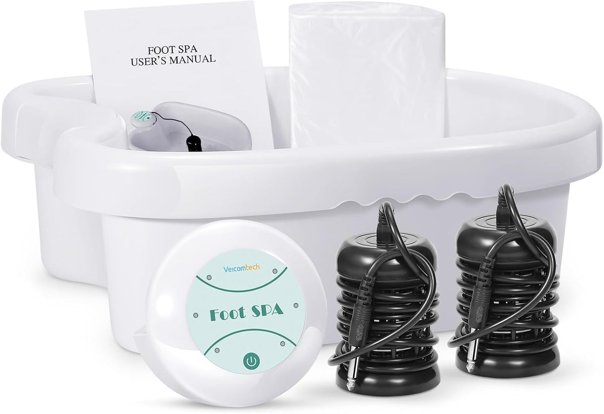 Veicomtech Ionic Foot Bath with swirling water for a soothing home detox experience