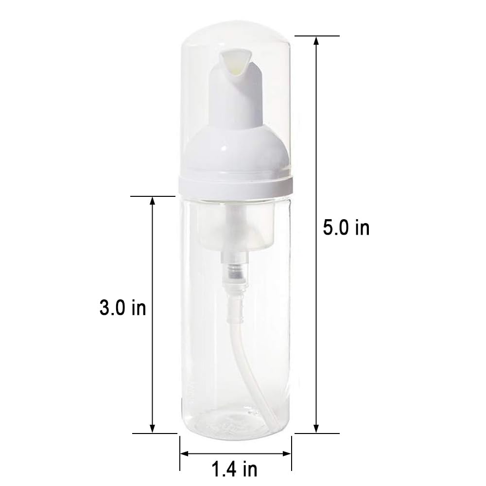 veidia 2oz travel bottle with foam dispenser ideal for hand soap
