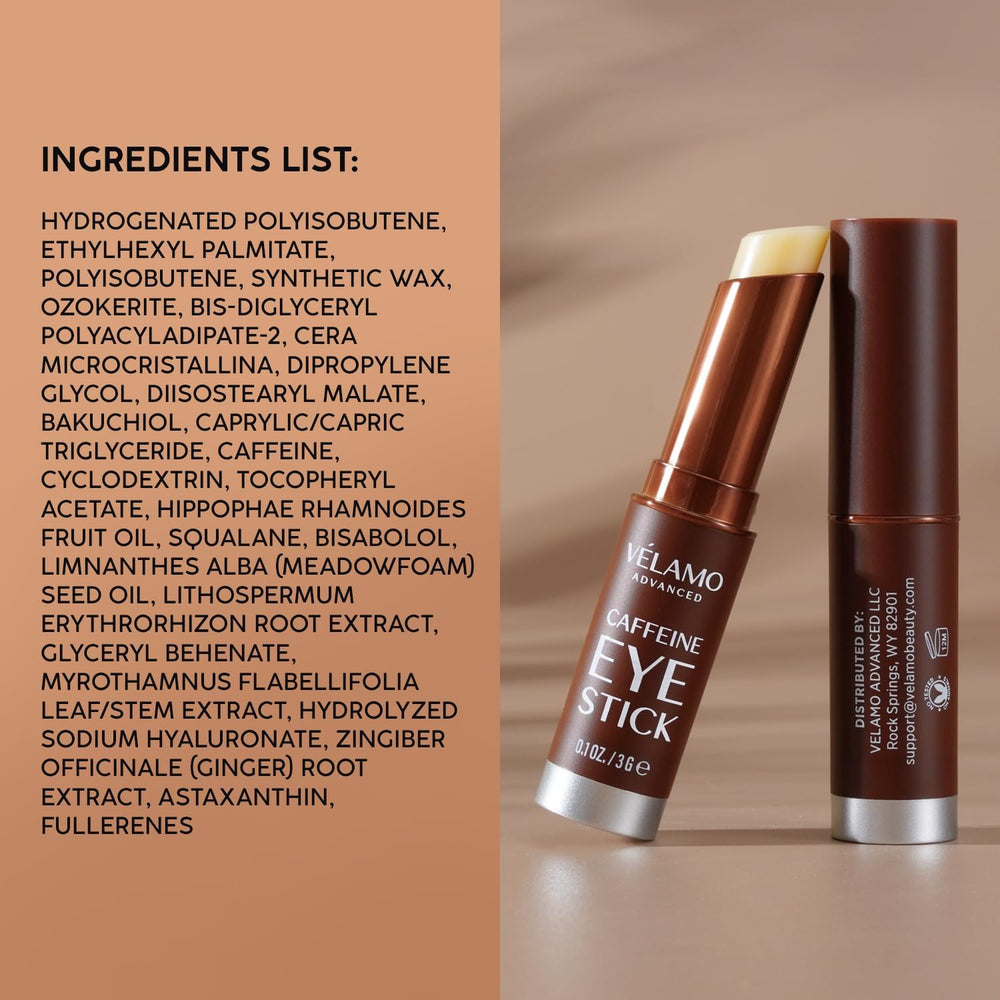 VELAMO ADVANCED antioxidants like astaxanthin protect the under-eye area.