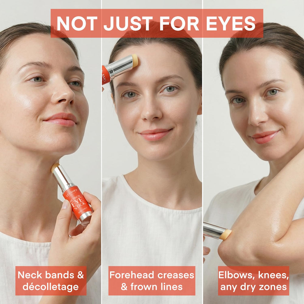 VELAMO ADVANCED paired with Caffeine Eye Stick supports a complete morning routine.