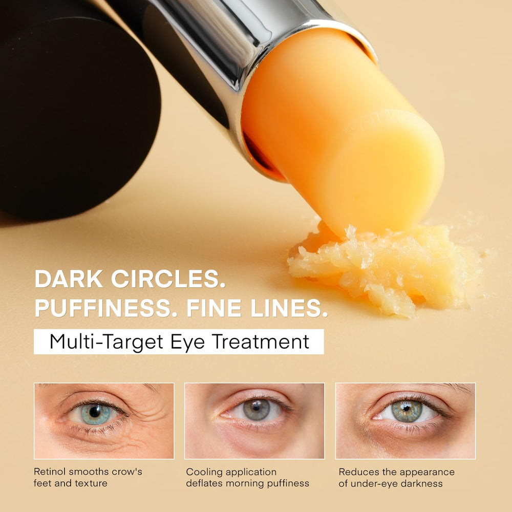VELAMO ADVANCED Retinol Eye Stick hydrates the under-eye area with hyaluronic acid