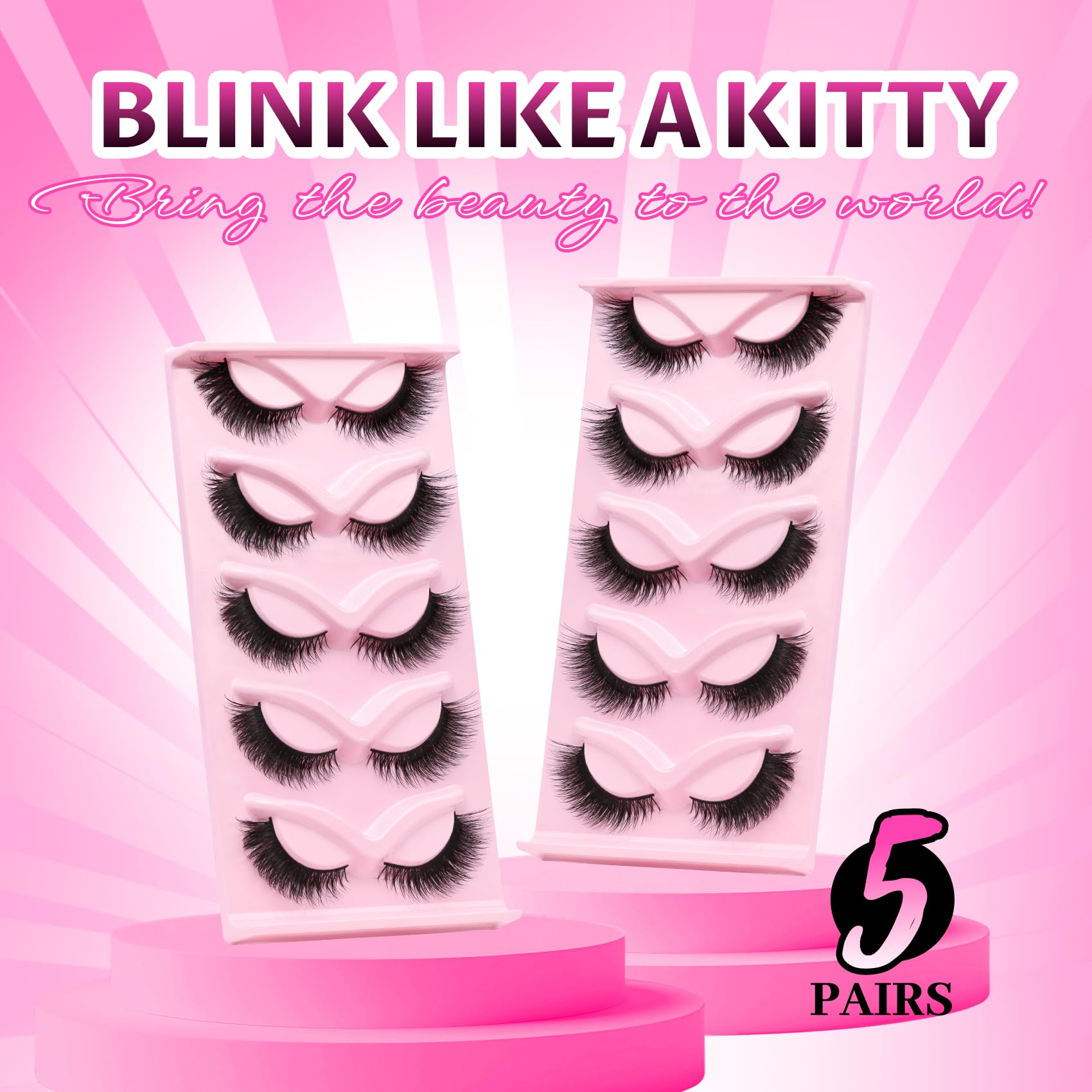 Veleasha Cat Eye Lashes gift-ready packaging for a thoughtful present