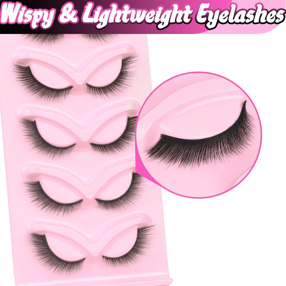 Veleasha Cruelty-free faux mink lashes feel luxurious.