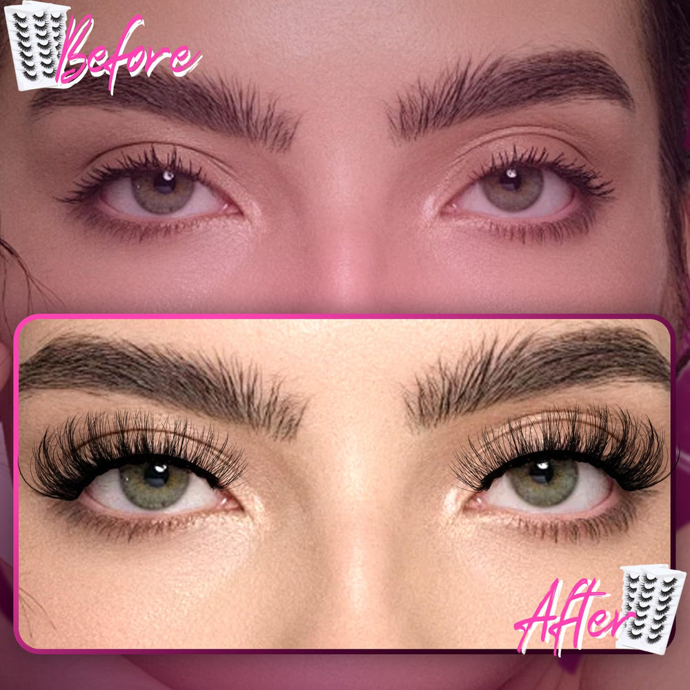 Veleasha lashes suitable for daily work and special occasions.