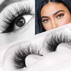 Veleasha Lashes 3D mink cross close-up for natural fullness