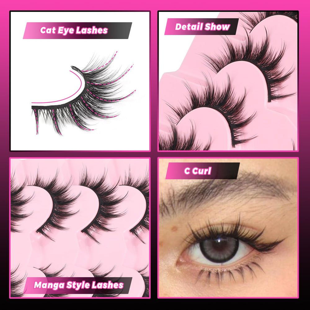 Veleasha Lashes C Curl three-dimensional lift enhances eye definition.